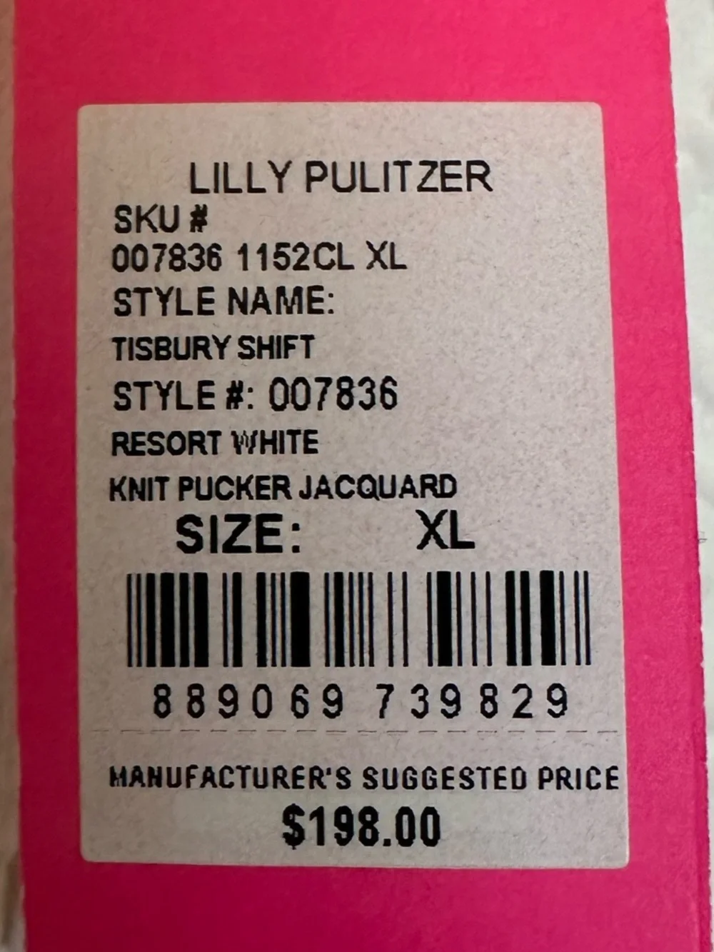 Lilly Pulitzer Tisbury Shift Dress in Resort White - Picture 4 of 4